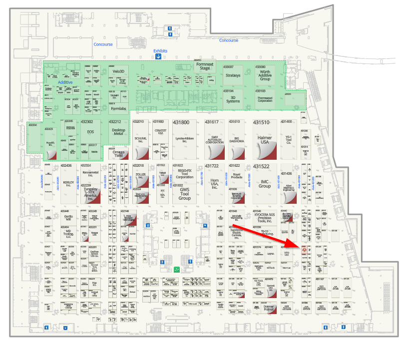 Heule Booth #43164 in West Building, Level 3